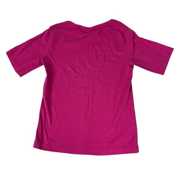 Chico’s Pink Short Sleeve T-Shirt size Small - Picture 2 of 3